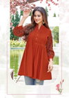 Trendy Touch By Wooglee Rayon Ladies Top Wholesale Market In Surat